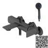 Vòi ven tắm nóng lạnh màu đen Mirolin MK950B-HS004