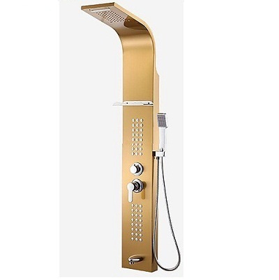 Sen tắm thuyền mạ vàng massage 4855