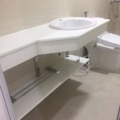 Mặt bàn đá chậu rửa lavabo HM-90125