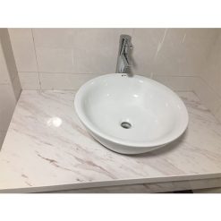 Mặt bàn đá chậu rửa lavabo HM-90126