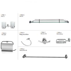 Bộ phụ kiện phòng tắm Đình Quốc DQ2700