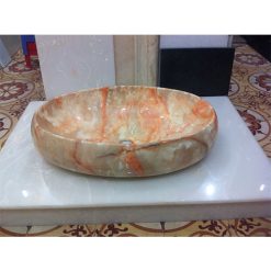 Mặt bàn đá chậu rửa lavabo HM-90111