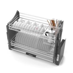 Giá đựng bát đĩa nâng hạ di động tủ trên Hafele 504.76.142