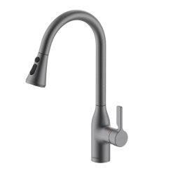 Vòi rửa bát nóng lạnh màu xám JOMOO 33138-123/HBS-Z