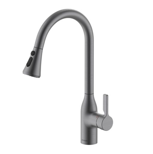 Vòi rửa bát nóng lạnh màu xám JOMOO 33138-123/HBS-Z