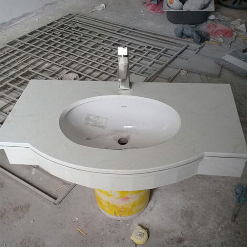 Mặt bàn đá chậu rửa lavabo HM-90134