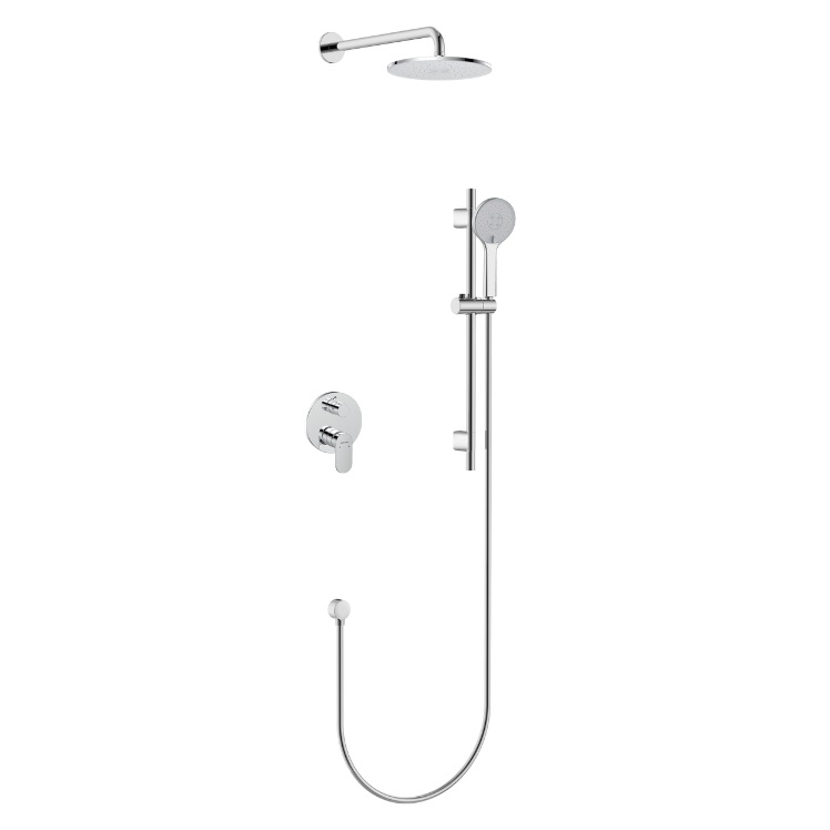 Bộ sen âm tường 2 đường nước có tẩy cặn JOMOO 37309-627/1B-1
