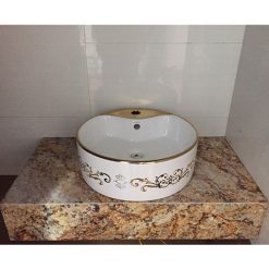 Mặt bàn đá chậu rửa lavabo HM-9014