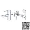 Combo Thiết bị vệ sinh Caesar 4 B350CU-S353C Nóng Lạnh