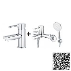 Combo Thiết bị vệ sinh Caesar 4 B350CU-S353C Nóng Lạnh