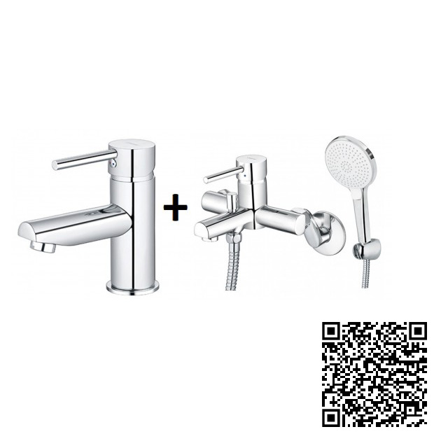 Combo Thiết bị vệ sinh Caesar 4 B350CU-S353C Nóng Lạnh