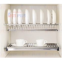 Giá bát đĩa cố định 2 tầng Eurokit DK12C.80
