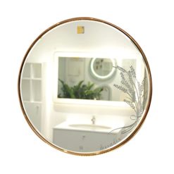 Gương phòng tắm viền Inox không đèn Led Đình Quốc DQ 63002