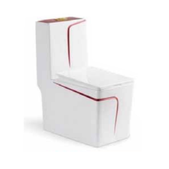 Bồn cầu nghệ thuật mạ hoa văn HCG 6603D