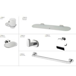 Bộ phụ kiện phòng tắm Đình Quốc DQ67002