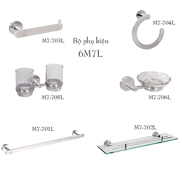 Bộ phụ kiện phòng tắm Bao 6M7L