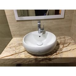 Mặt bàn đá chậu rửa lavabo HM-9018