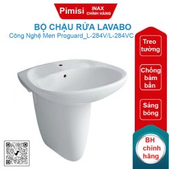 Bộ chậu rửa lavabo Inax L-284V/L-284VC treo tường