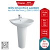 Bộ chậu rửa lavabo Inax L-288V/L-288VD treo tường kèm chân dài