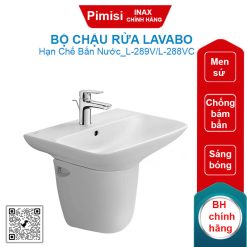 Bộ chậu rửa lavabo Inax L-289V/L-288VC treo tường