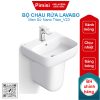 Bộ chậu rửa lavabo Viglacera V23 treo tường kèm chân ngắn Mekong