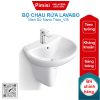 Bộ chậu rửa lavabo Viglacera VI5 treo tường kèm chân ngắn