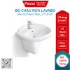 Bộ chậu rửa lavabo Viglacera VTL3/VI5 treo tường kèm chân ngắn