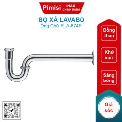 Bộ xả lavabo Inax A-674P ống hình chữ P