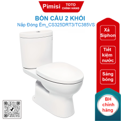 Bồn cầu 2 khối TOTO CS325DRT3/TC385VS