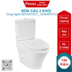 Bồn cầu 2 khối TOTO CS945PDT10 thoát ngang