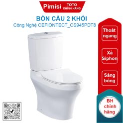 Bồn cầu 2 khối TOTO CS945PDT8 thoát ngang