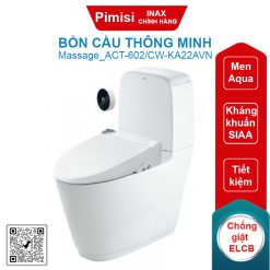 Bồn cầu Inax ACT-602/CW-KA22AVN nắp điện tử