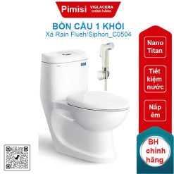 Bồn cầu một khối Viglacera C0504 nắp êm V39M