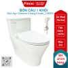 Bồn cầu một khối Viglacera V36SW nắp rửa cơ M4A839