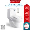 Bồn cầu một khối Viglacera V38 + VG826 nắp êm V38