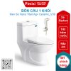 Bồn cầu một khối Viglacera V39 nắp êm V37 + Vòi Xịt VG826