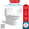 Bồn cầu một khối Viglacera V819 + VG826 xả xoáy