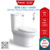Bồn cầu một khối Viglacera V848 + VG826 xả xoáy nắp V39