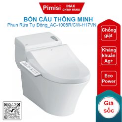 Bồn cầu nắp điện tử Inax AC-1008R/CW-H17VN phun rửa tự động