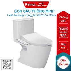 Bồn cầu nắp điện tử Inax AC-602/CW-H18VN