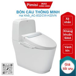 Bồn cầu nắp điện tử Inax AC-832/CW-H20VN Khử Mùi