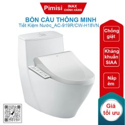 Bồn cầu nắp điện tử Inax AC-919R/CW-H18VN chống rò rỉ điện