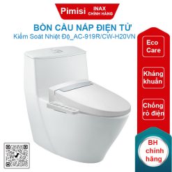 Bồn cầu nắp điện tử Inax AC-919R/CW-H20VN chống rò rỉ điện