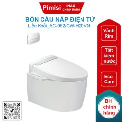Bồn cầu nắp điện tử Inax AC-952/CW-H20VN treo tường