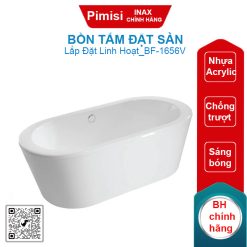 Bồn tắm Inax BF-1656V (BF1656V) đặt sàn 1.6M