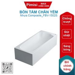 Bồn tắm chân yếm Inax FBV-1502S dài 1.5M