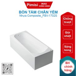 Bồn tắm chân yếm Inax FBV-1702S dài 1.7M