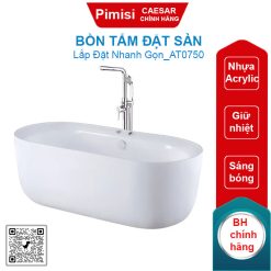 Bồn tắm đặt sàn CAESAR AT0750 1.5M