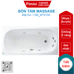 Bồn tắm massage CAESAR MT0150 đặt âm 1.5M