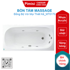 Bồn tắm massage CAESAR MT0170 đặt âm 1.7M